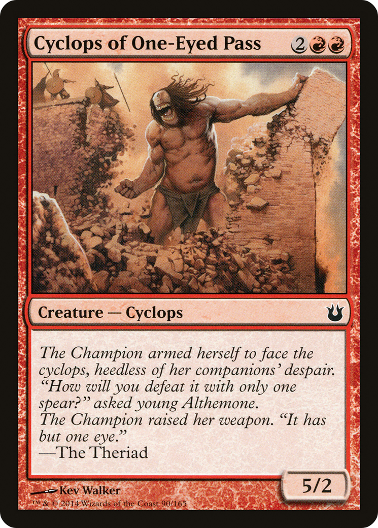 Cyclops of One-Eyed Pass [Born of the Gods] Foil