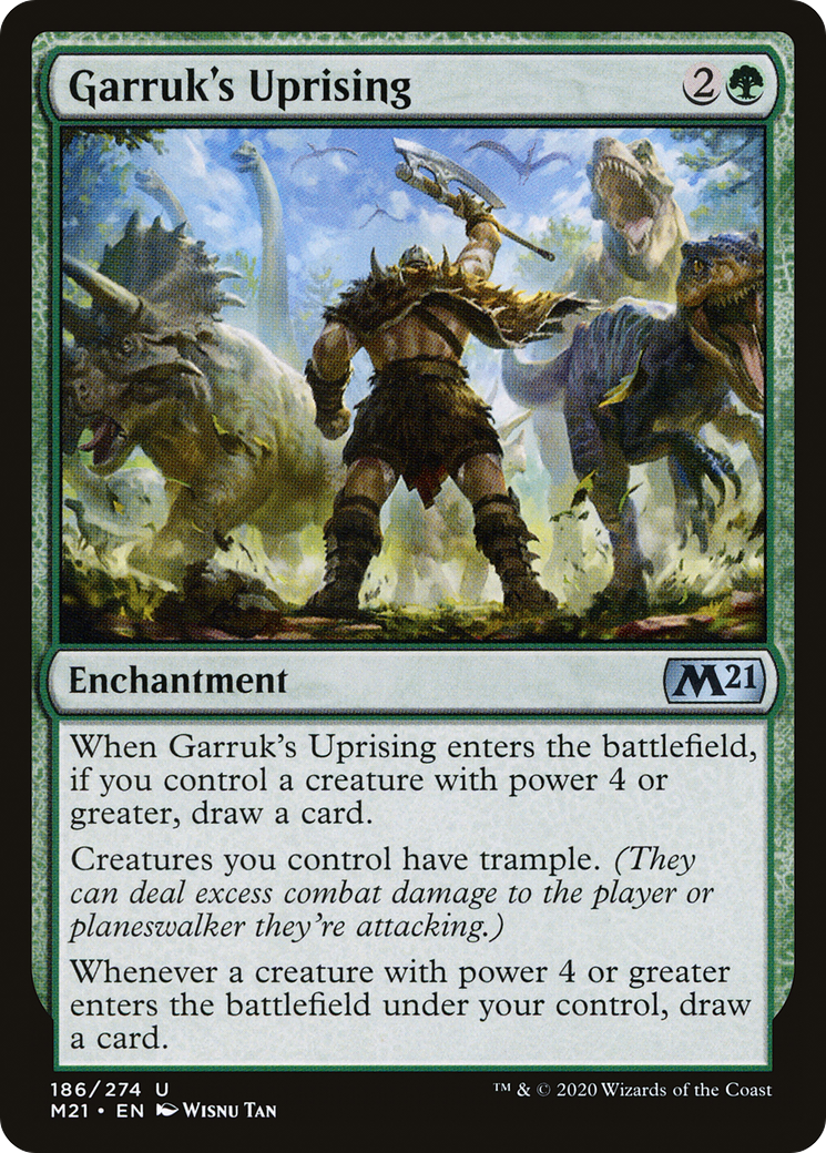 Garruk's Uprising [Core Set 2021] Foil
