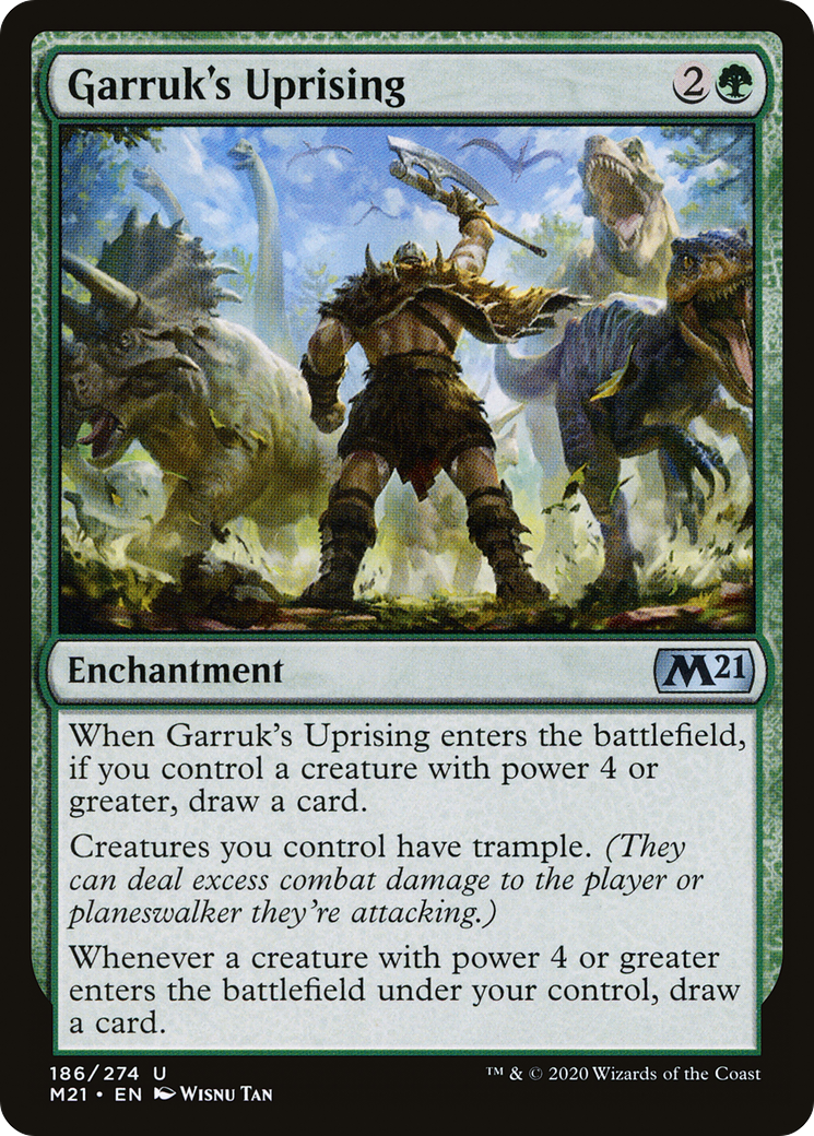 Garruk's Uprising [Core Set 2021] Foil
