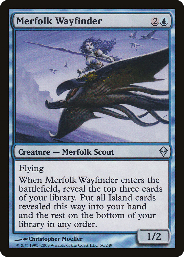 Merfolk Wayfinder [Zendikar] Foil