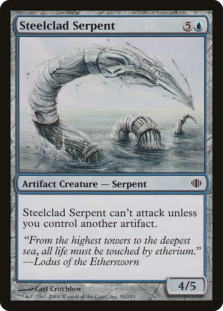 Steelclad Serpent [Shards of Alara] Foil
