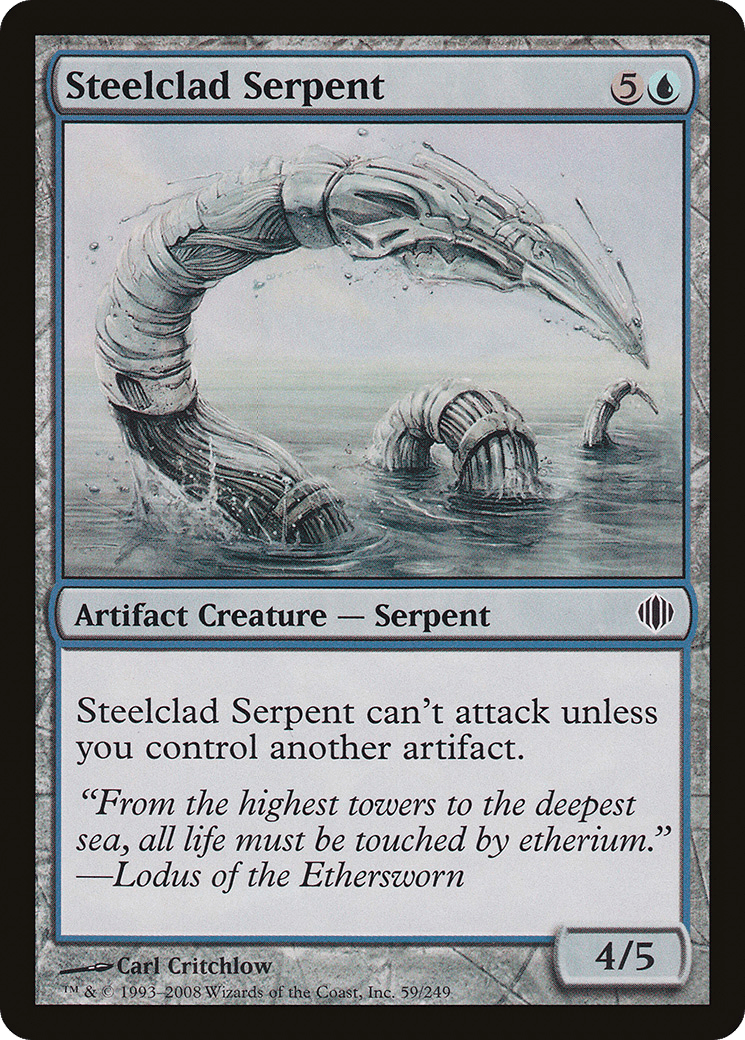 Steelclad Serpent [Shards of Alara] Foil