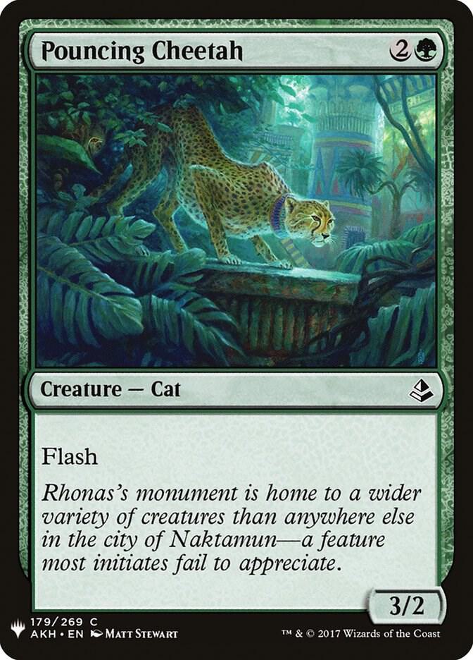 Pouncing Cheetah AKH-179/5075 (The List Reprints) 