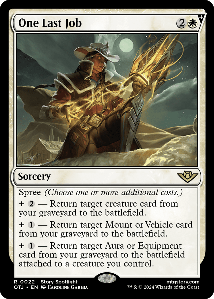 One Last Job [Outlaws of Thunder Junction] Foil