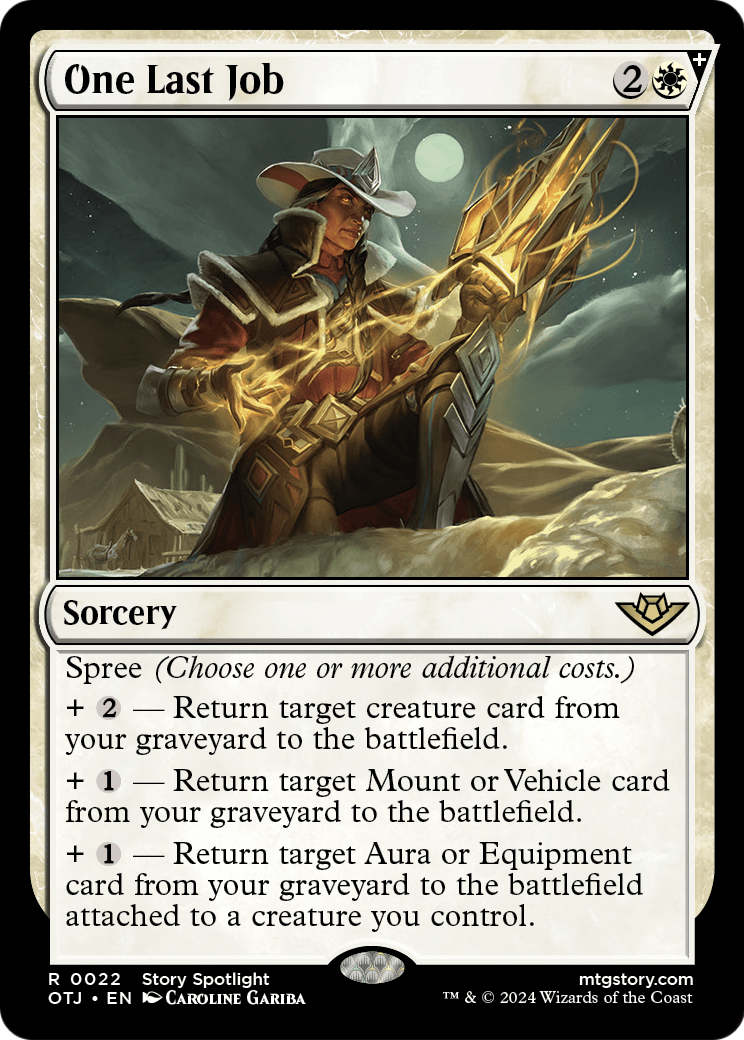 One Last Job [Outlaws of Thunder Junction] Foil