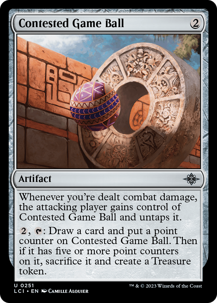 Contested Game Ball [The Lost Caverns of Ixalan] Foil