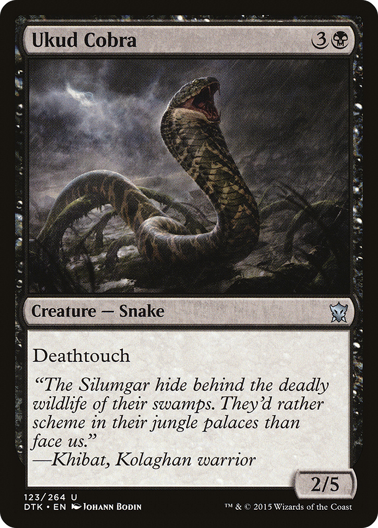 Ukud Cobra [Dragons of Tarkir] Foil