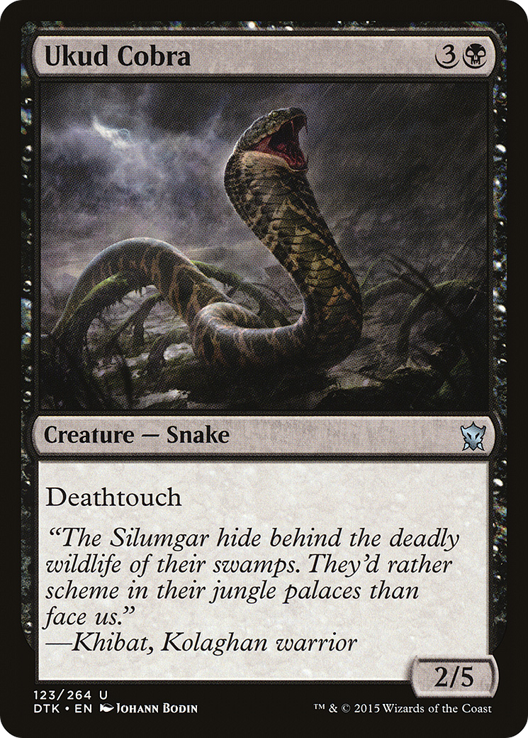 Ukud Cobra [Dragons of Tarkir] Foil