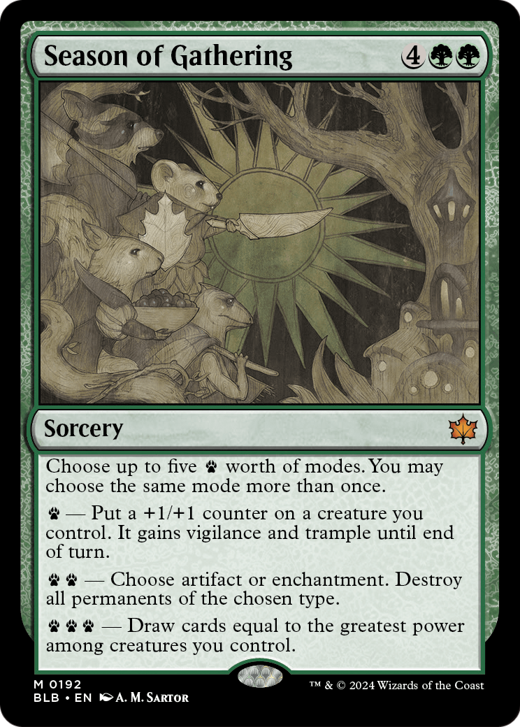 Season of Gathering [Bloomburrow] Foil