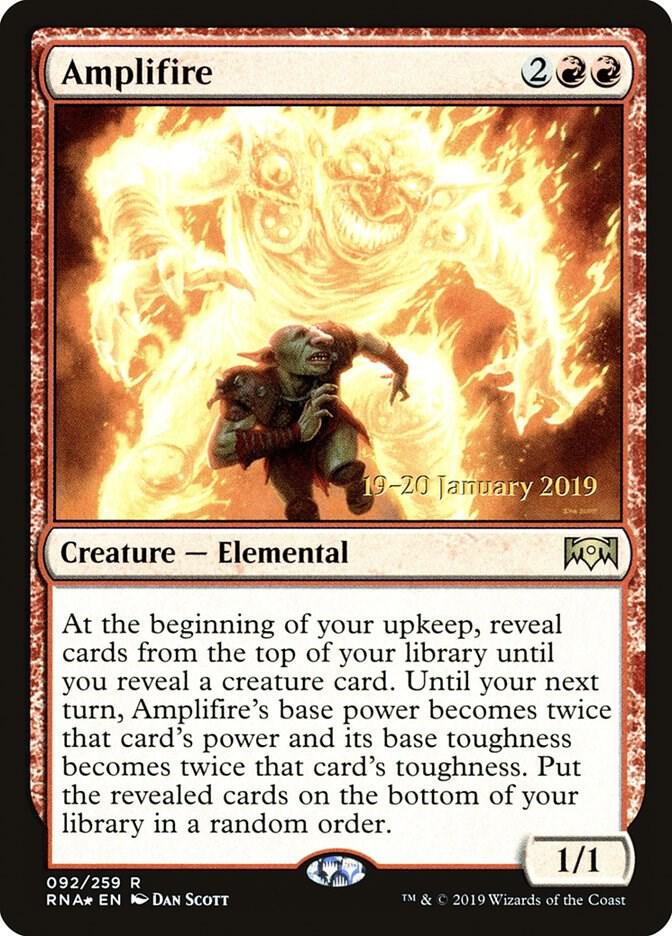 Amplifire 92s/81 (Prerelease Cards)  - PreRelease Foil