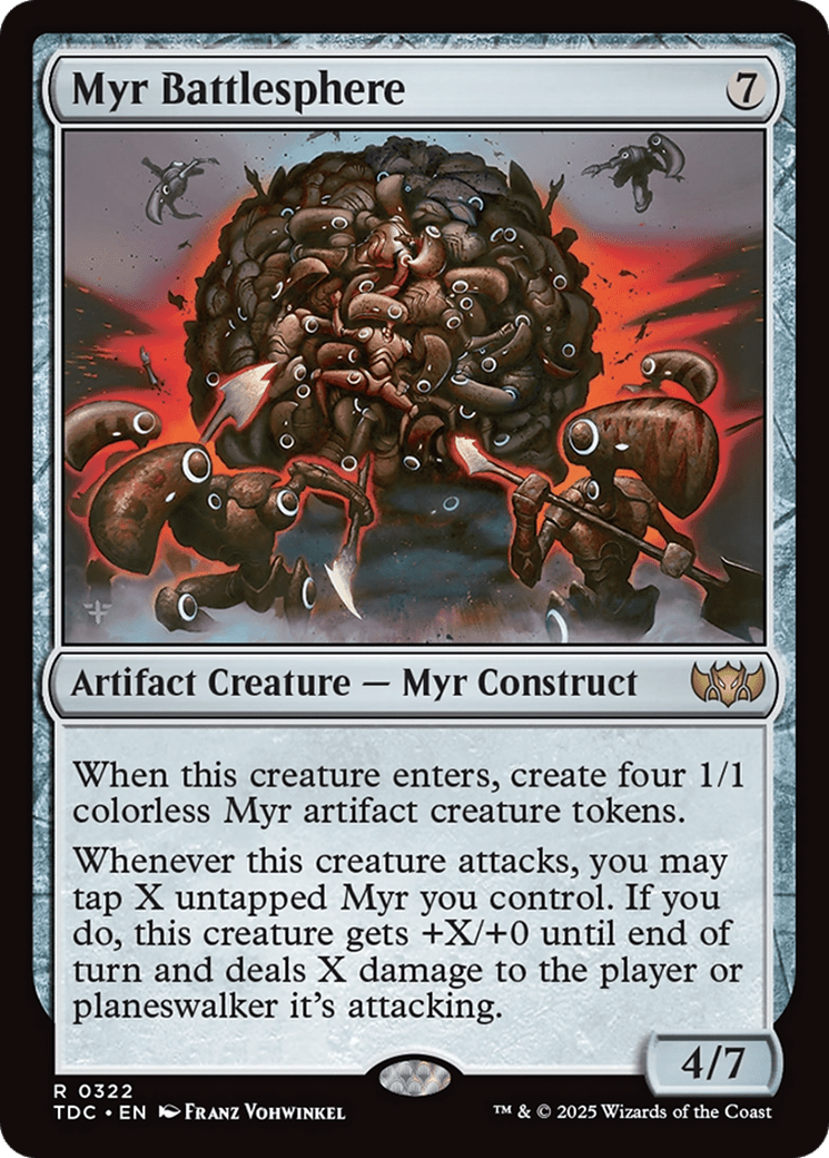 Myr Battlesphere (322) [Commander: Tarkir: Dragonstorm]
