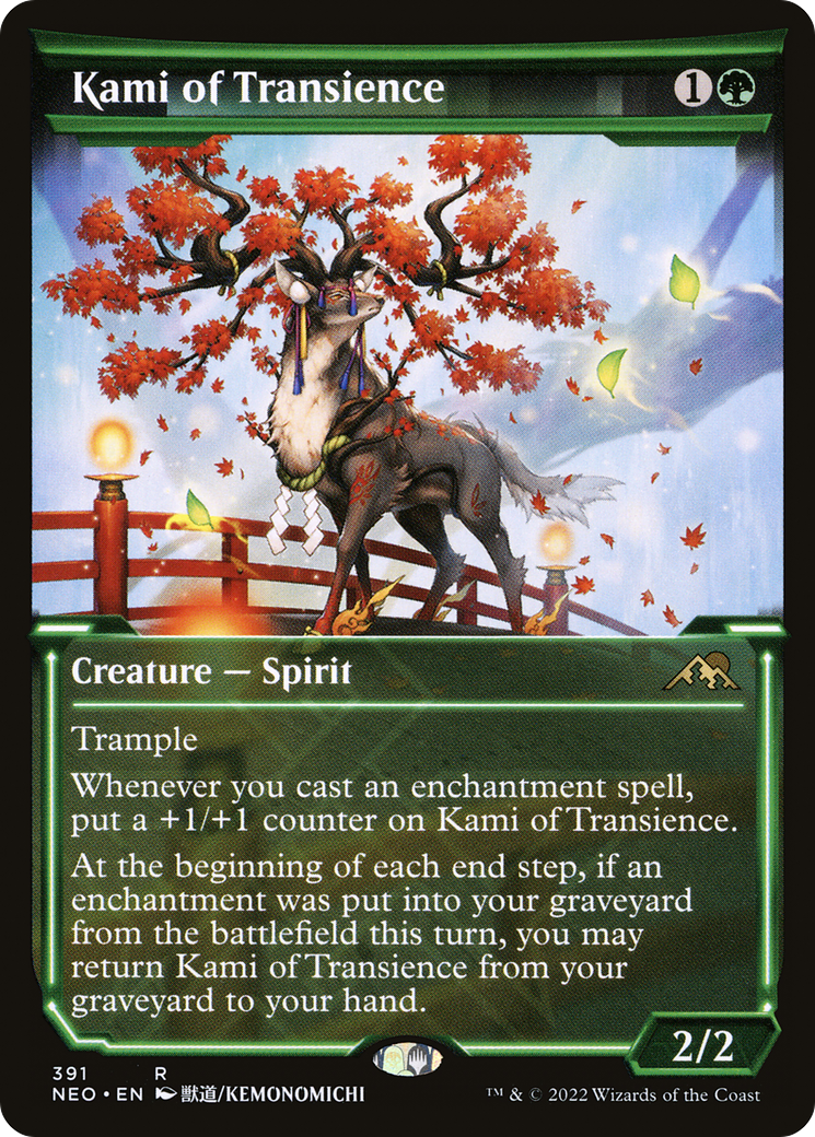 Kami of Transience (Showcase Soft Glow) [Kamigawa: Neon Dynasty] Foil