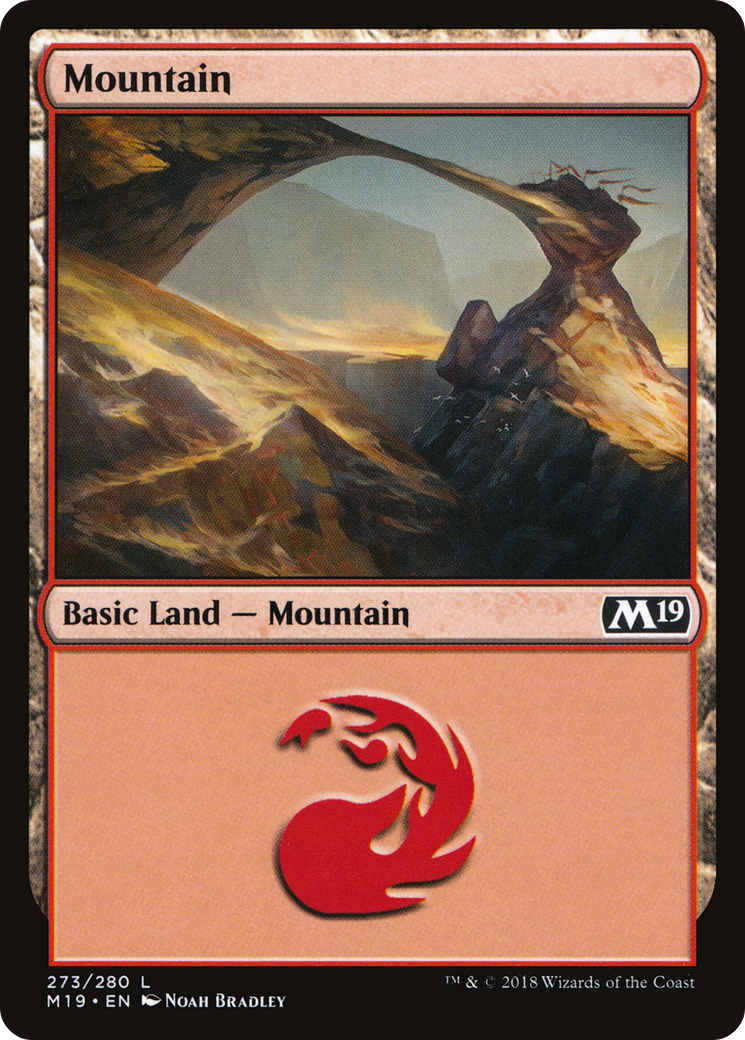 Mountain (273) [Core Set 2019] Foil