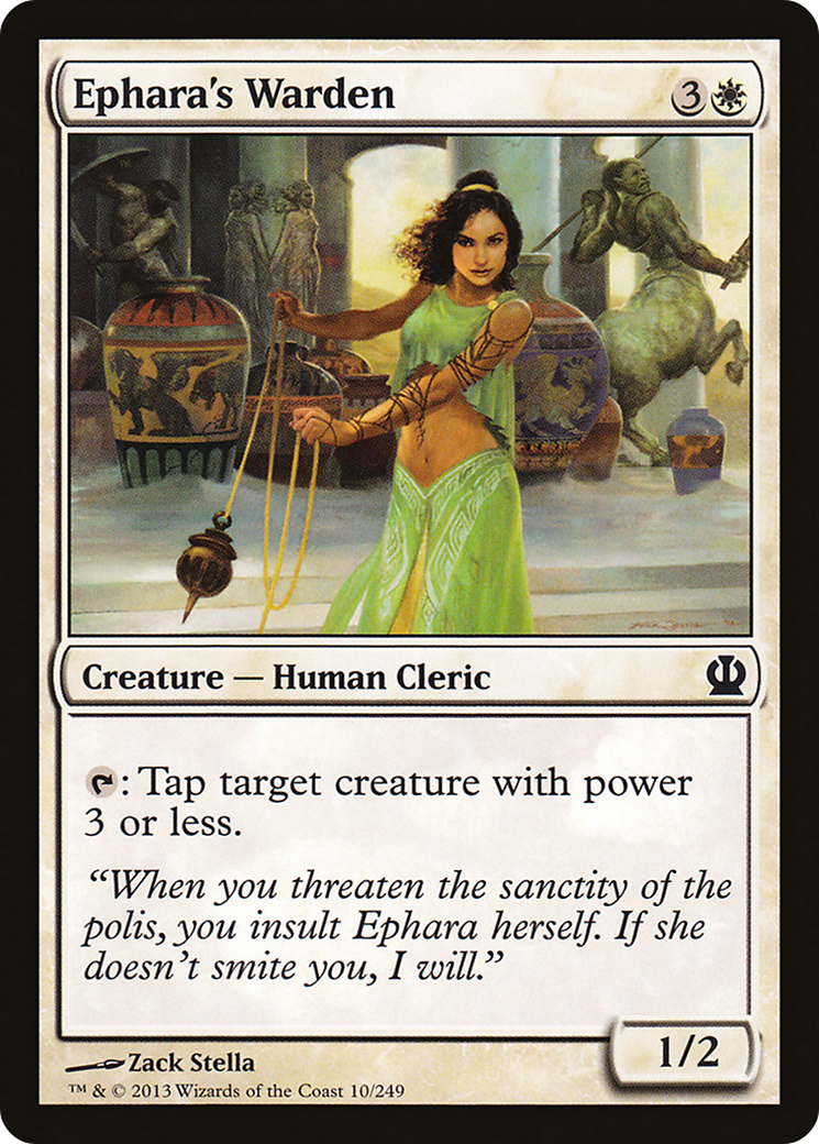 Ephara's Warden [Theros] Foil