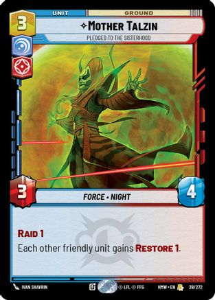 Mother Talzin - Pledged to the Sisterhood |  (39/272)  [Homeworlds]