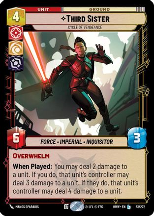 Third Sister - Cycle of Vengeance |  (51/272)  [Homeworlds]