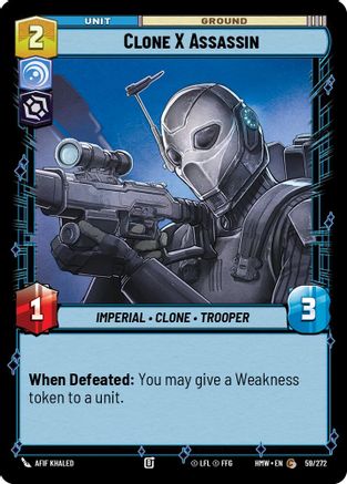 Clone X Assassin |  (59/272)  [Homeworlds]
