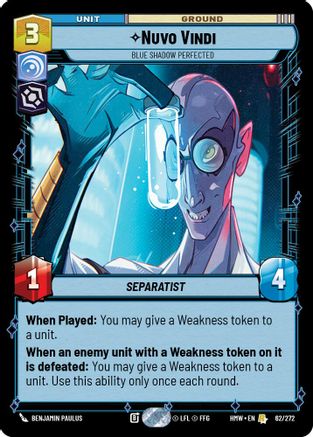 Nuvo Vindi - Blue Shadow Perfected |  (62/272)  [Homeworlds]