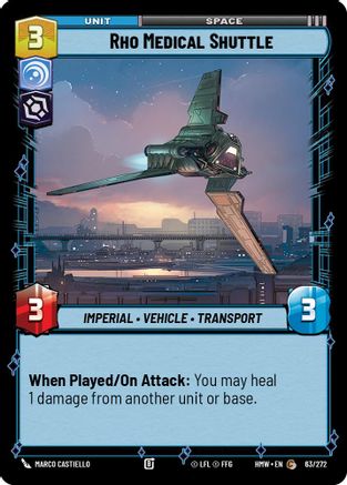 Rho Medical Shuttle |  (63/272)  [Homeworlds]