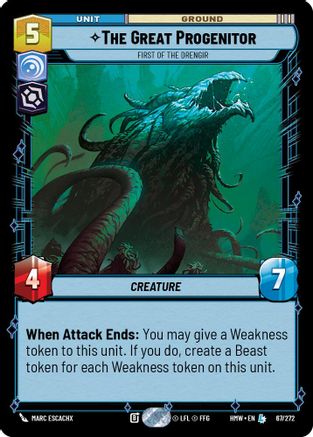 The Great Progenitor - First of the Drengir |  (67/272)  [Homeworlds]