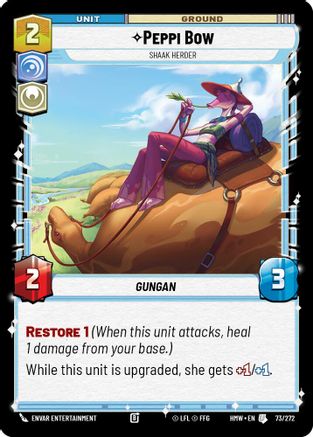Peppi Bow - Shaak Herder |  (73/272)  [Homeworlds]