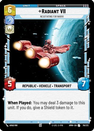 Radiant VII - Negotiating for Naboo |  (79/272)  [Homeworlds]
