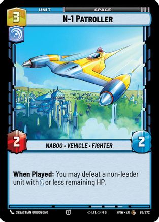 N-1 Patroller |  (86/272)  [Homeworlds]