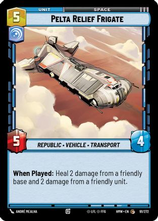 Pelta Relief Frigate |  (91/272)  [Homeworlds]
