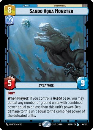 Sando Aqua Monster |  (94/272)  [Homeworlds]