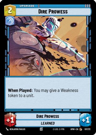 Dire Prowess |  (97/272)  [Homeworlds]
