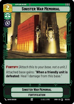 Sinister War Memorial |  (113/272)  [Homeworlds]