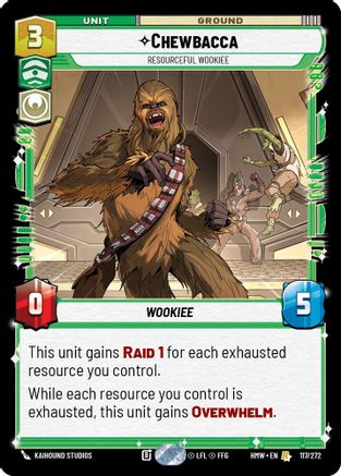 Chewbacca - Resourceful Wookiee |  (117/272)  [Homeworlds]