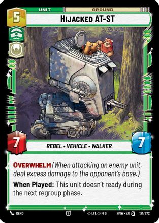 Hijacked AT-ST |  (121/272)  [Homeworlds]