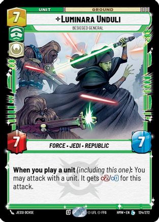 Luminara Unduli - Besieged General |  (124/272)  [Homeworlds]
