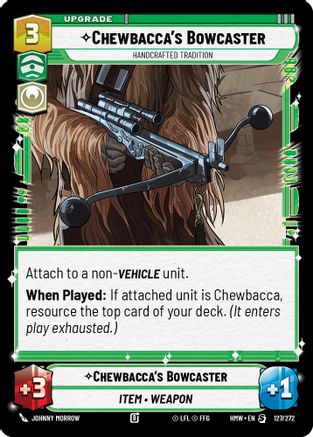 Chewbacca's Bowcaster - Handcrafted Tradition |  (127/272)  [Homeworlds]
