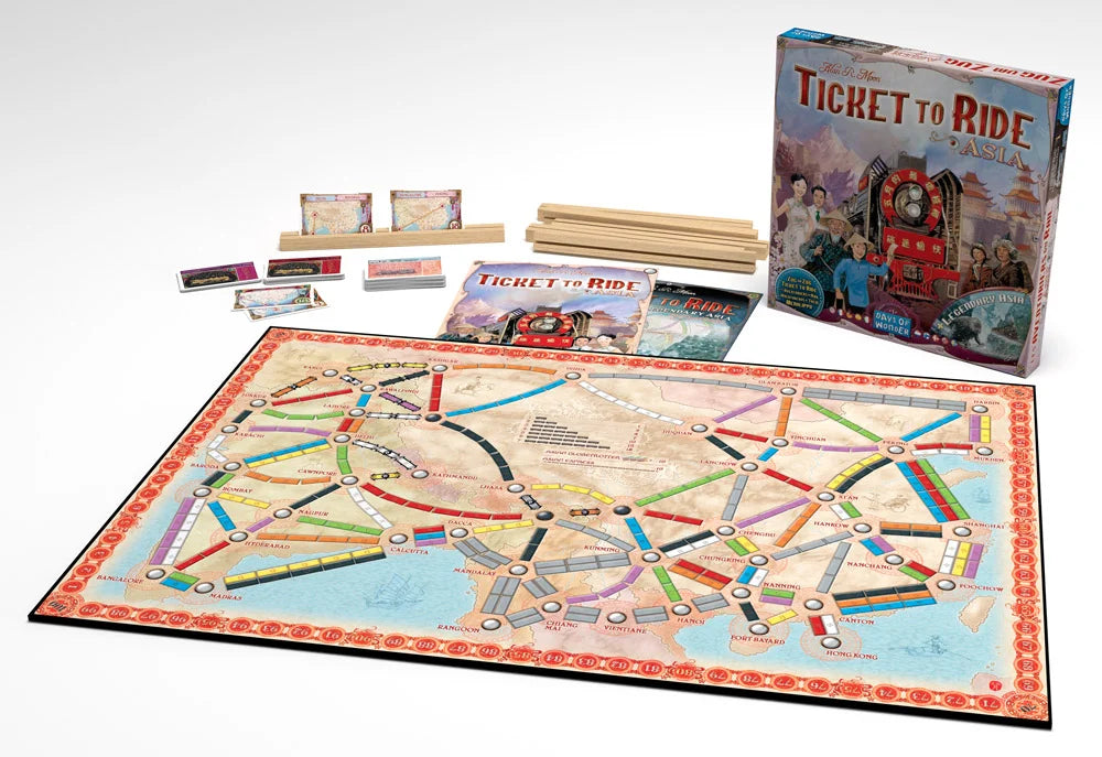 Ticket To Ride | Map Collection | Volume 1: Asia + Legendary Asia