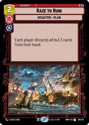 Raze to Ruin |  (161/272)  [Homeworlds]