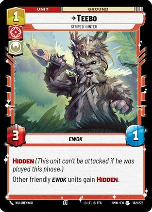 Teebo - Striped Hunter |  (162/272)  [Homeworlds]