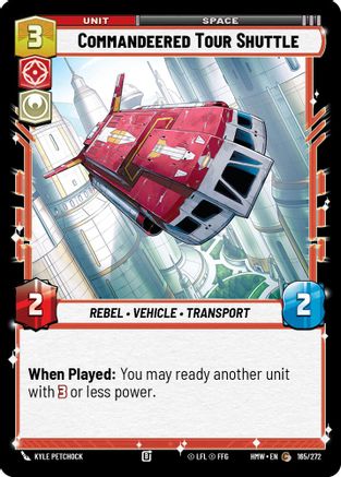 Commandeered Tour Shuttle |  (165/272)  [Homeworlds]