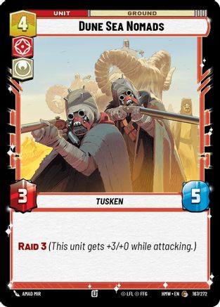Dune Sea Nomads |  (167/272)  [Homeworlds]