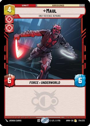 Maul - Only Revenge Remains |  (174/272)  [Homeworlds]