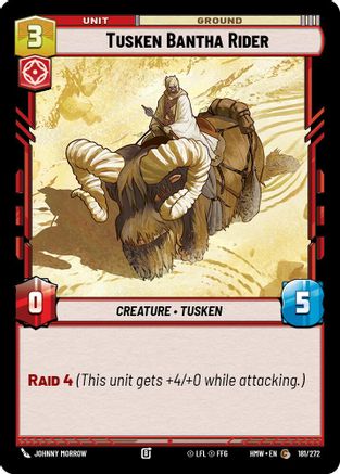 Tusken Bantha Rider |  (181/272)  [Homeworlds]