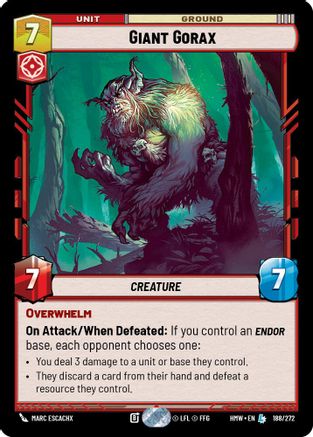Giant Gorax |  (188/272)  [Homeworlds]