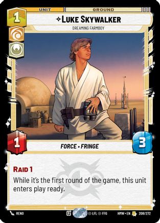Luke Skywalker - Dreaming Farmboy |  (208/272)  [Homeworlds]
