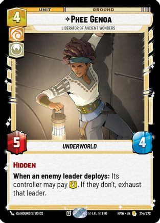 Phee Genoa - Liberator of Ancient Wonders |  (214/272)  [Homeworlds]