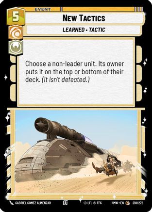 New Tactics |  (218/272)  [Homeworlds]