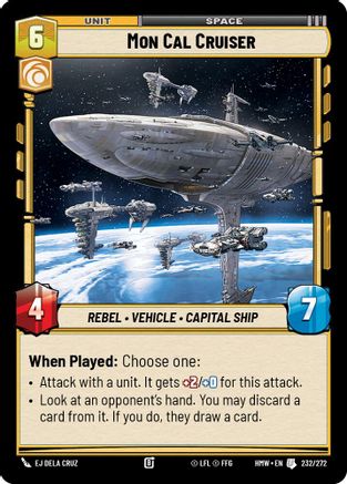 Mon Cal Cruiser |  (232/272)  [Homeworlds]