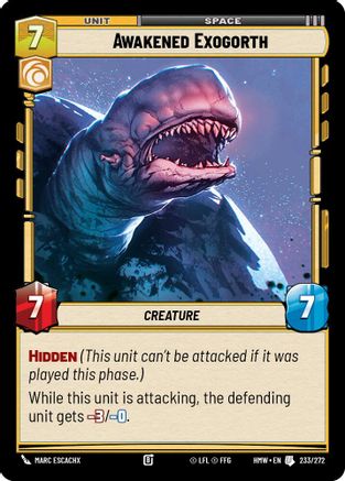 Awakened Exogorth |  (233/272)  [Homeworlds]