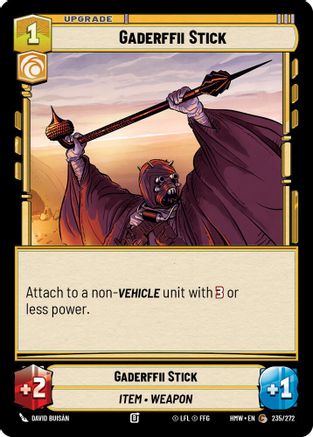 Gaderffii Stick |  (235/272)  [Homeworlds]
