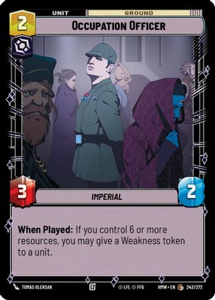 Occupation Officer |  (242/272)  [Homeworlds]